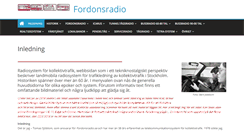 Desktop Screenshot of fordonsradio.se